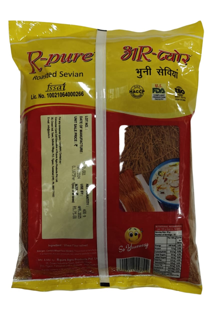 R-Pure - Roasted Vermicelli Sevaiyan 400gm