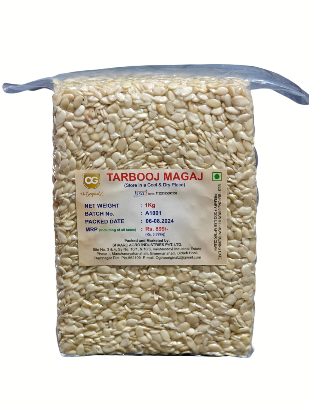 OG-TARBOOJ MAGAJ KERNELS 1 Kg