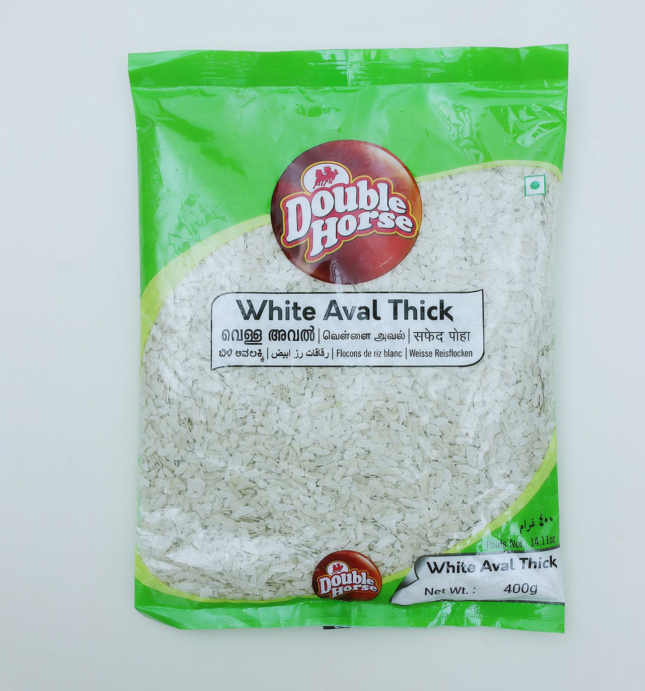 DOUBLE HORSE Fibre Rich White Aval Thick 400gm