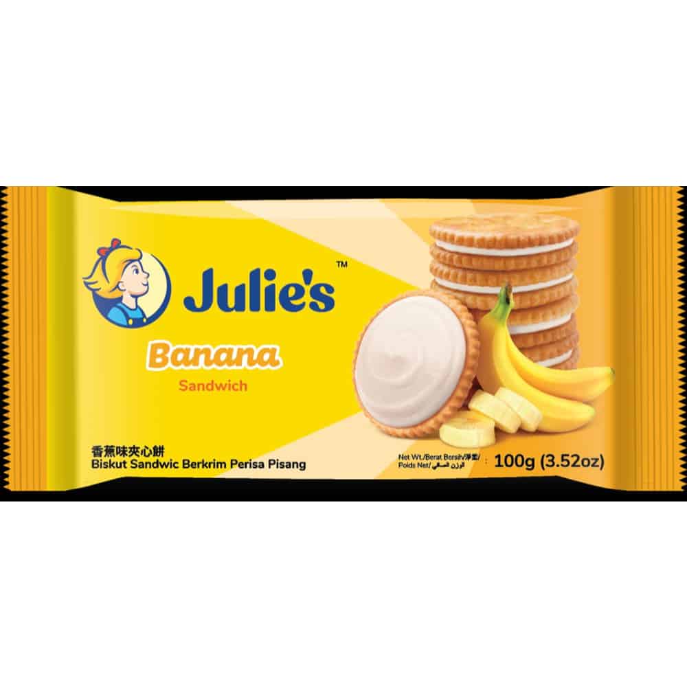 JULIE'S-Banana Sandwich-Biscuits-100g