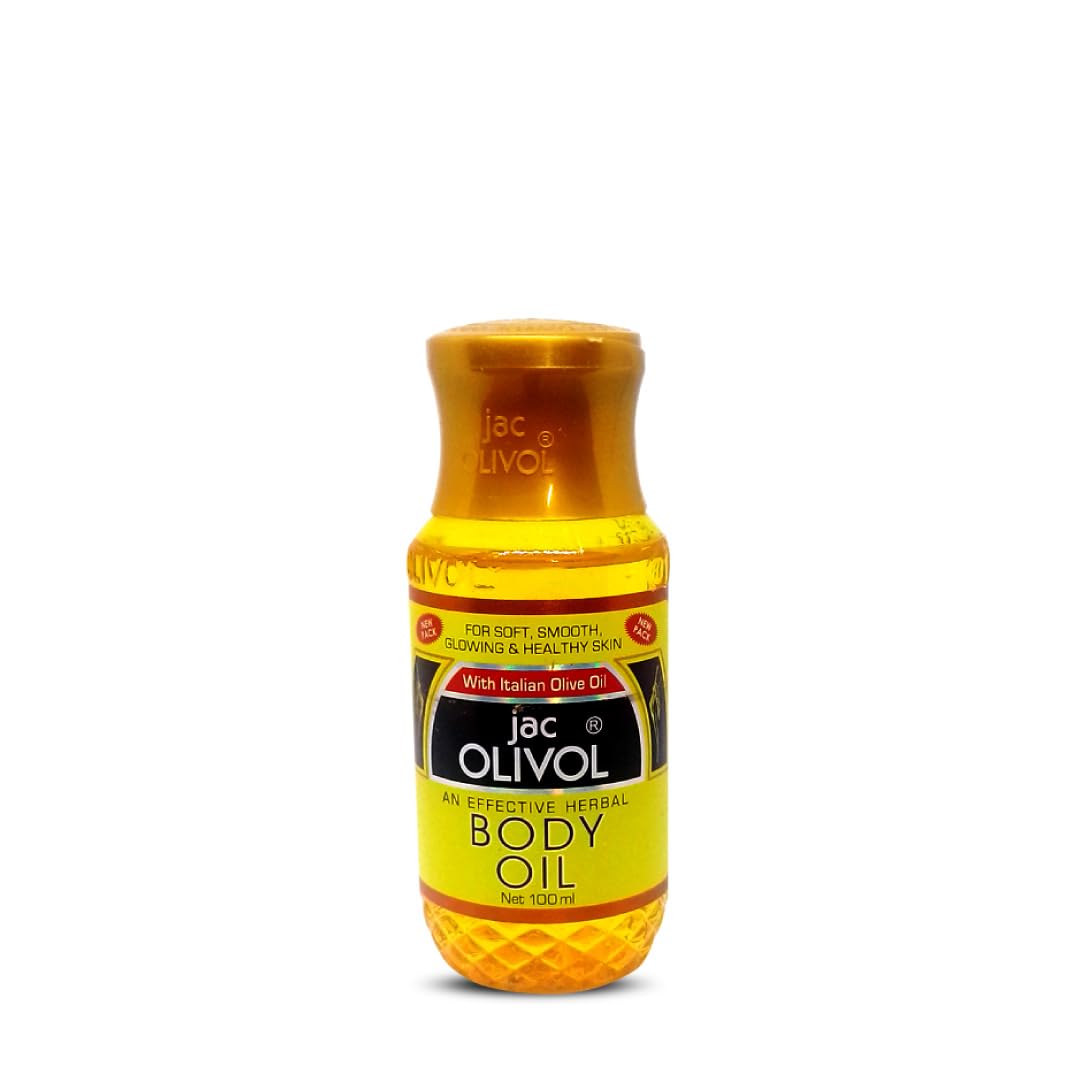 Jac Olivol Body Oil 100ml-With Italian Olive Oil-For Soft, Smooth, Glowing & Healthy Skin