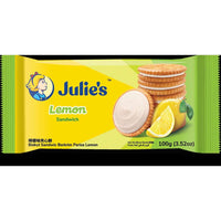 Thumbnail for JULIE'S-Lemon Sandwich-Biscuits-100g