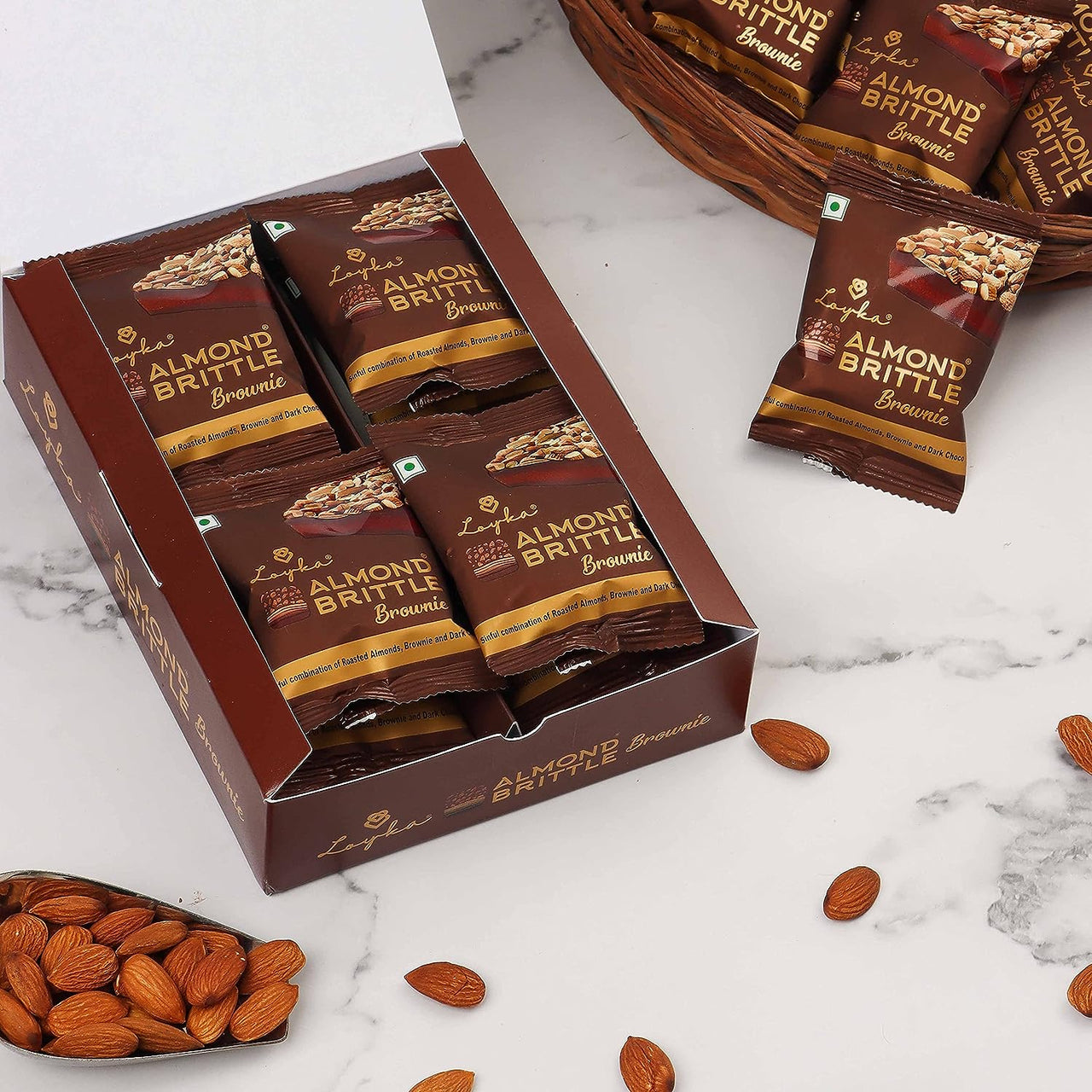 LOYKA-Almond Brittle-BROWNIE-200g-12 pcs