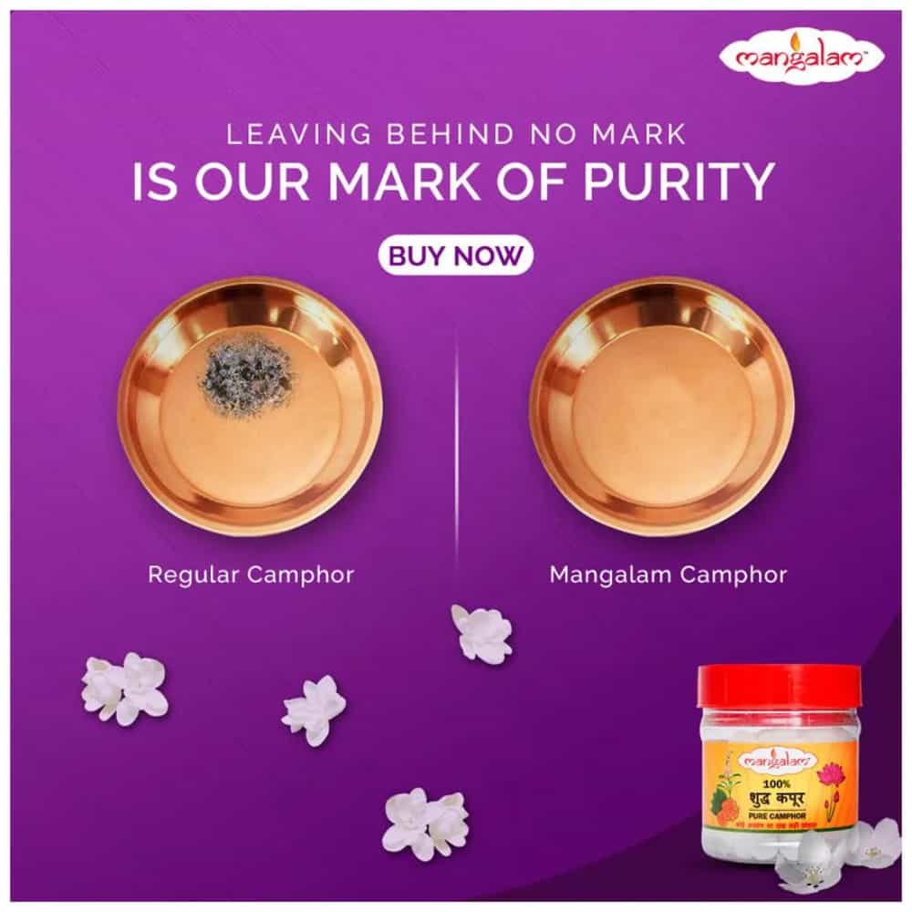 MANGALAM ORGANICS-Camphor Tablet-Jar-50g