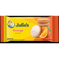 Thumbnail for JULIE'S-Orange Sandwich-Biscuits-100g