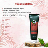 Thumbnail for ORGANIC HARVEST-6-in-1 Face Wash For Women Daily Use with benefits of Oil Control, Cleansing, Lightening & Brightening, Rejuvenating, Nourishing, Moisture, Face Cleanser With Scrub Particles For Oily Skin, Paraben & Sulphate Free – 100gm