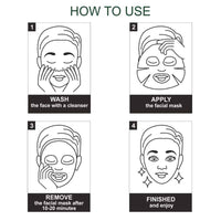 Thumbnail for ORGANIC HARVEST-Skin Brightening Face Sheet Mask, Keep Skin Clean & Flawless & BhTA, Baraben & Sulphate Free - 20g